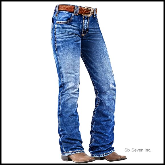 Low Rise Boot Cut Jeans Butt Lifting Stretchy Retro Flare Pants Women